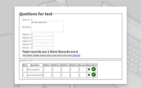 Source Code for Quiz Project JSP 的图像结果
