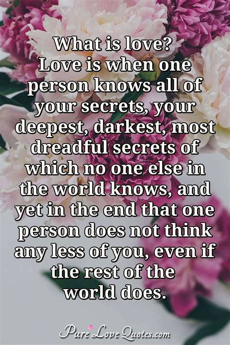 Everyone admits that love is wonderful and necessary, yet no one agrees ...