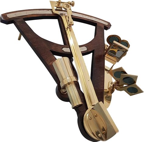 CollectiblesBuy Vintage Nautical Brass Octant in Solid Wood Box India ...
