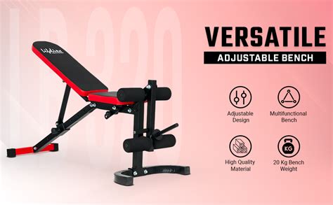 LIFE LINE LB 320 Adjustable Incline, Decline, Flat Weight Bench With ...