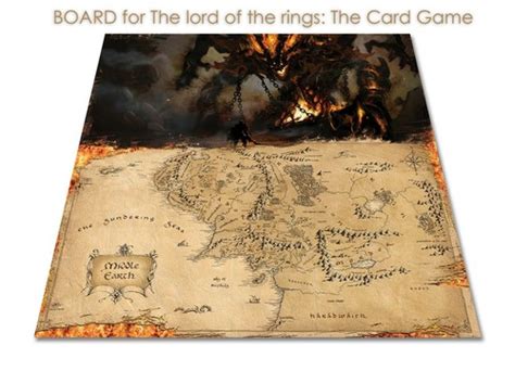 Buy The Lord Of The Rings Map Edition Lcg Board Gameboard Ccg Playmat ...