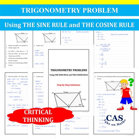 Grades 10 to 12 Trigonometry Problem- The Sine Rule-The Cosine Rule ...