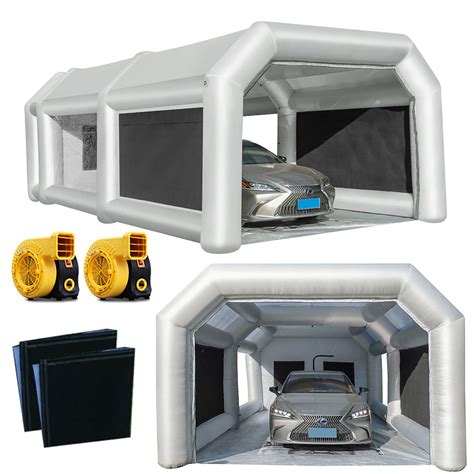 Buy LuckyWe Inflatable Spray Booth Car Paint Room Large Spray Tent ...