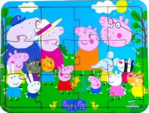 Clayoplay Peppa Pig Jigsaw Puzzle For Kids, Education Games, Preschool ...