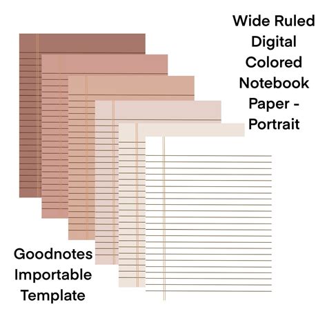 Image result for Wide Ruled Notebook