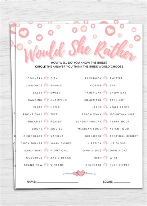 Bridal Shower Games Printable Cards at Minnie Clark blog