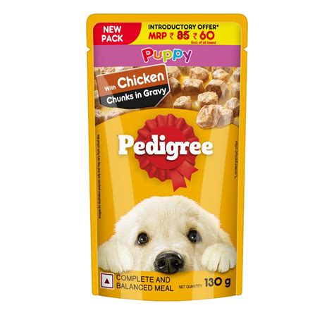 Pedigree Puppy Chicken Chunks in Gravy - VM Pets Mart
