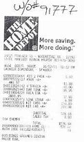 Image result for Expensive Home Depot Receipt