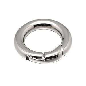 UNICRAFTALE 10pcs 304 Stainless Steel Spring Gate Rings O Rings Round ...