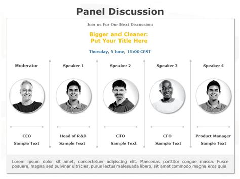 Image result for Slide Example of Topics for a Panel Discussion