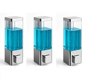 Prem Tiles Cube ABS Wall Mounted Soap Dispenser for Shampoo, Sanitizer ...