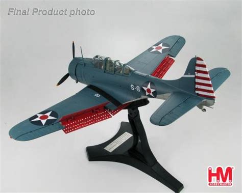 Douglas SBD-3 Dauntless BuNo 4537, flown by Lt(jg) William E. Hall and ...