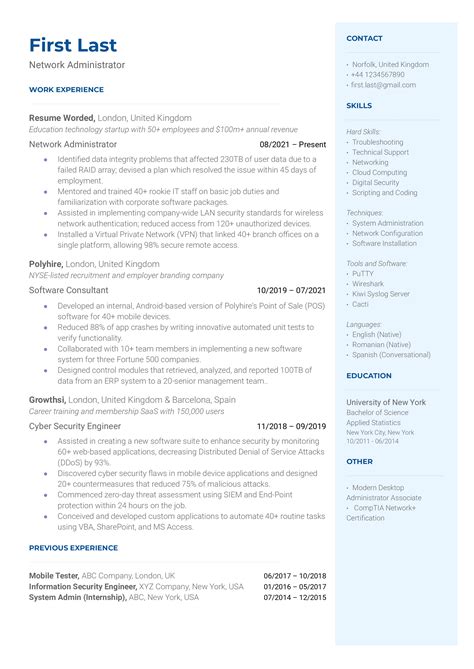 Network Administrator Career