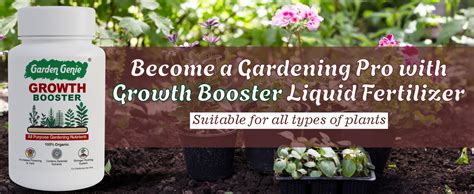 Garden Genie Growth Booster Liquid Fertilizer for Plants, 250ml | Plant ...