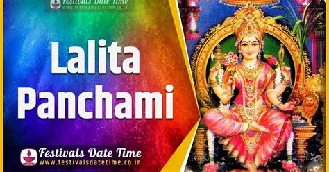 2022 Lalita Panchami Date and Time, 2022 Lalita Panchami Festival ...
