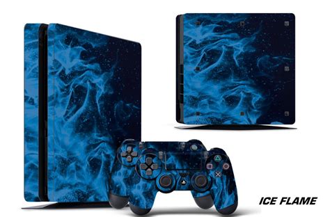 Buy 247Skins Designer Decal for PlayStation 4 SLIM System plus Two 2 ...