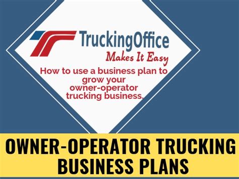 Image result for Owner Operator Business Plan PDF