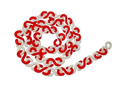 Mixed Plastic Barricade Chain (8mm) - Durable & Versatile – Milansafety