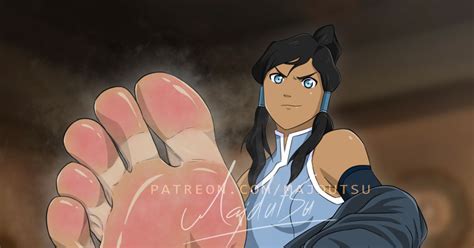 foot fetishism, sole, barefoot / Korra Feet - Smelly version - pixiv