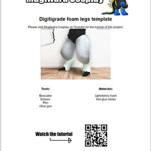 Image result for Digitigrade Sewing Pattern Paper Template