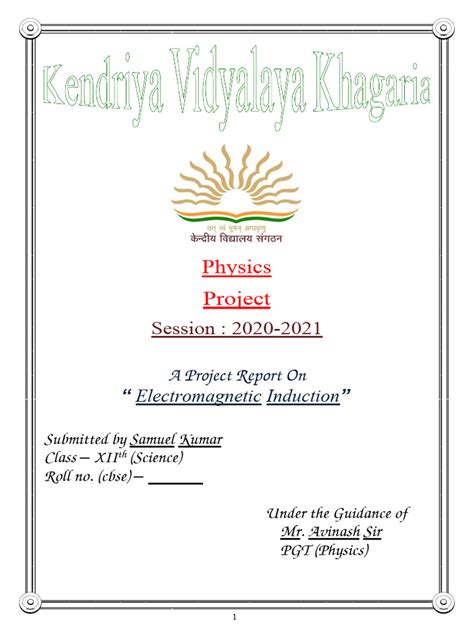 Physics Project Class 12 CBSE 的图像结果