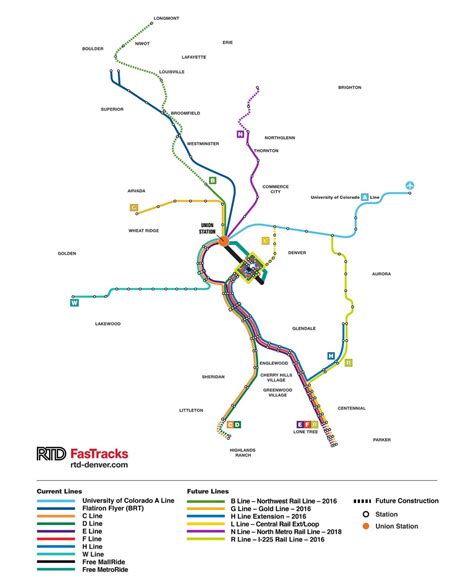 Denver Light Rail Map Overlay at Audrey Begay blog
