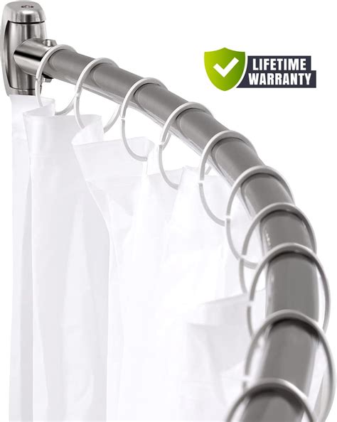 Moen CSR2172BN Brushed nickel tension curved shower rods - Walmart.com