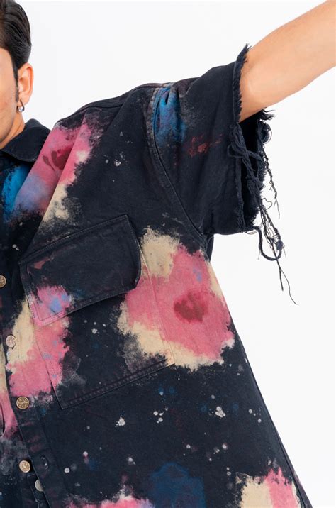 Huemn Blood Washed Shacket (Black) – HUEMN