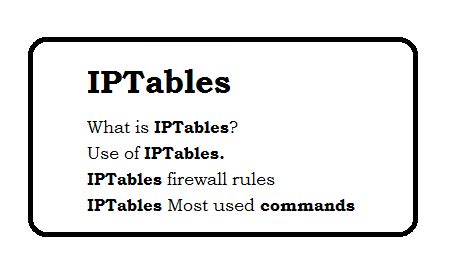 iptables tutorial for Beginner - iptables commands | Web Technology ...