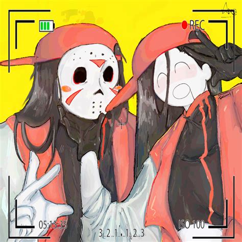 look like jason meet his idol :D | Cute drawings, Character design ...