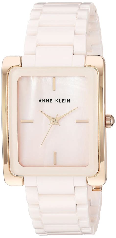 Anne Klein Women's Ceramic Bracelet Watch : Amazon.in: Fashion