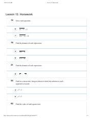 Lesson 12 Homewok 的图像结果