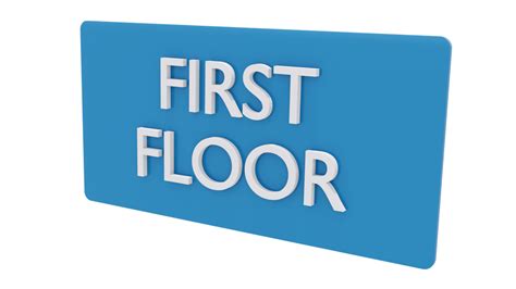 Name plate | Nameplate | First Floor Sign Board | 3D Acrylic sign board