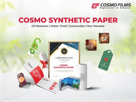 Cosmo Films Launches CSP Dualcoat Synthetic Paper for Printing