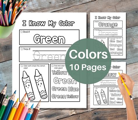 Image result for Learning Color Worksheets