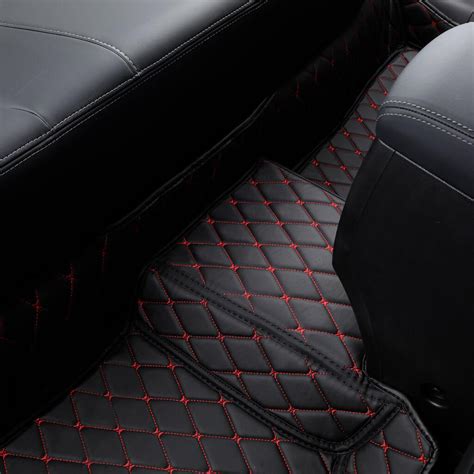 Diamond Stitch Car Mats - Custom Luxury Floor Mats Set