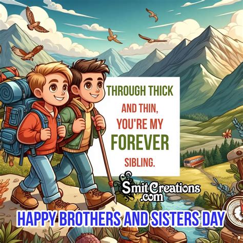 Brothers and Sisters Day Wishes - Smit Creations – Your Daily Dose of Fun.