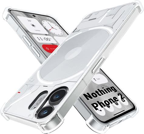 TheGiftKart TPU+PC Crystal Clear Back Cover Case For Nothing Phone 2 ...