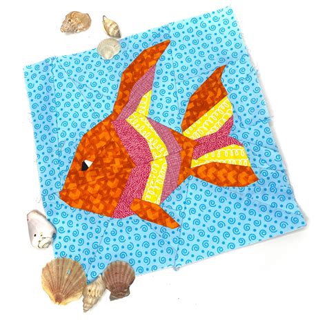 Image result for Paper Pieced Fish Pattern