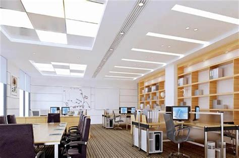南京写字楼办公室走廊吊顶装潢设计图片_装信通网效果图