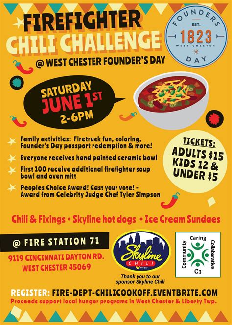 Firefighter Chili Challenge @West Chester Founders Day, West Chester ...