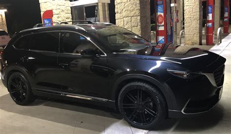 2016 Mazda CX-9 SUV at Gas Station