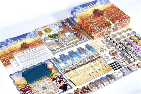Barcelona - tile laying worker placement board game – Battlefield Bangkok
