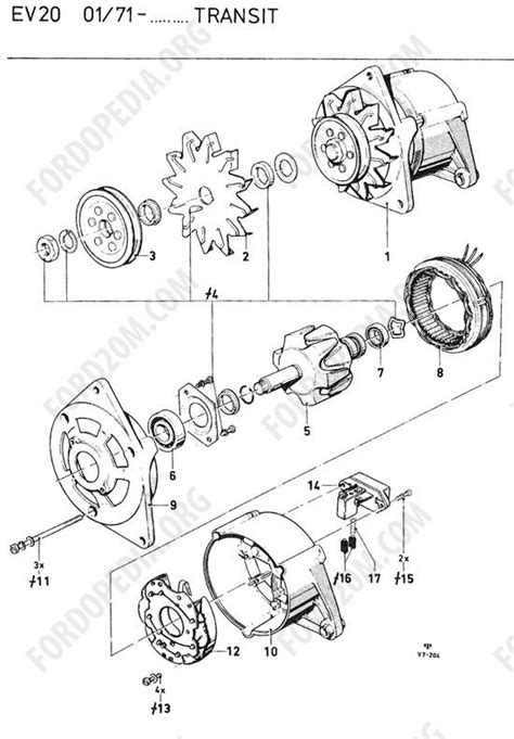 Image result for Alternator Exploded-View