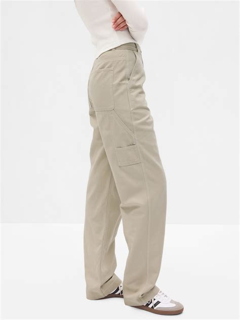 Mid Rise Loose Carpenter Pants | Gap