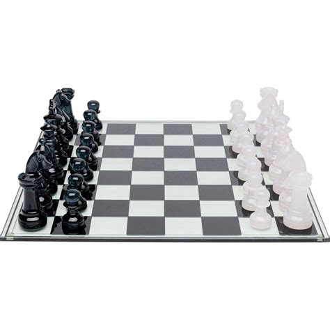 Objeto deco Chess transparente 60x60cm - KARE Chile