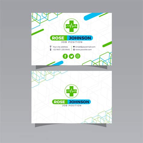 Plantable Modern Medical Seeded Business Cards | Wildlense.com