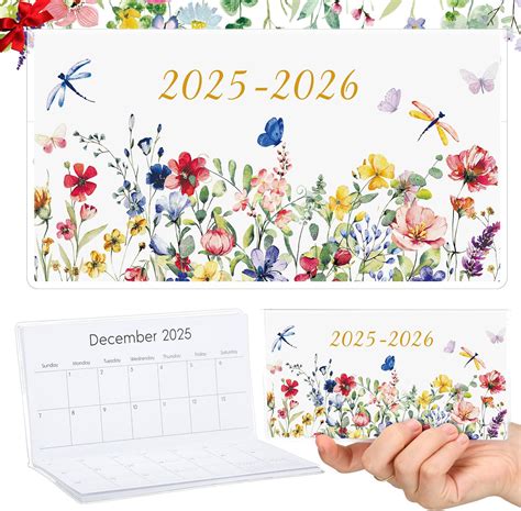Amazon.com : ReliThick 2025-2026 Pocket Calendar for Purse Small ...