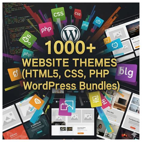1000+ Website Templates Bundle: HTML, CSS, PHP, Wordpress - Etsy