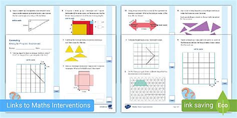 👉 Y6 Geometry Ready to Progress Assessment